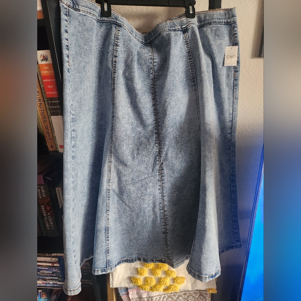 Light Blue Jean Skirt
